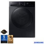 Samsung WD11DG5B15BBEU 11/6kg Washer Dryer, E Rated in Black