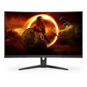 AOC Gaming C32G2ZE/BK 31.5" Curved Gaming Monitor, Full HD, 240Hz, 0.5ms MPRT, VA, FreeSync Premium