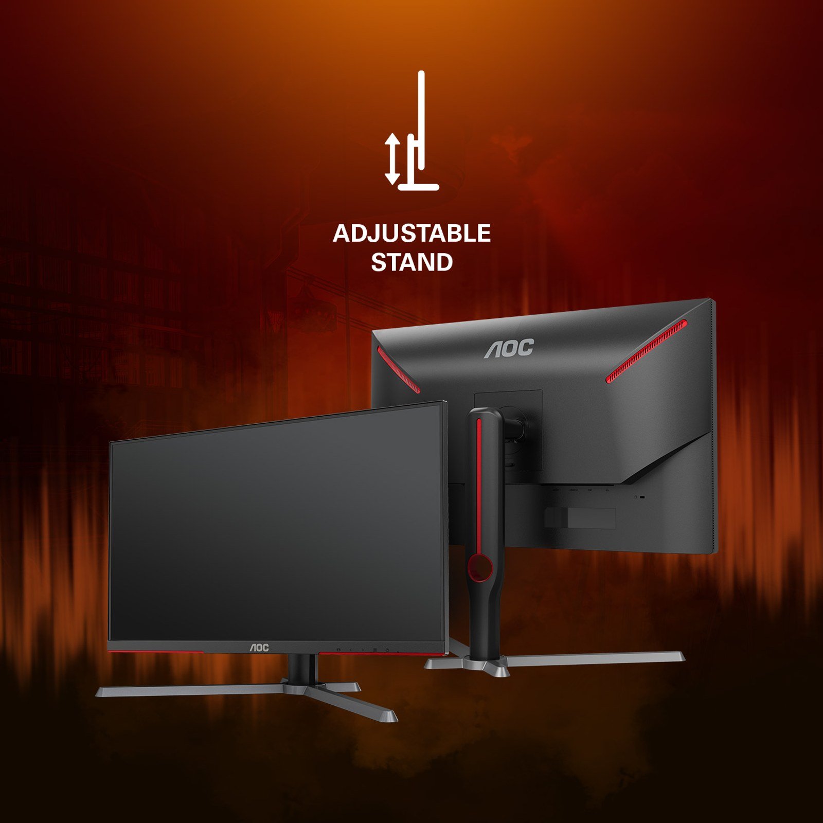 AOC Gaming Q27G3XMN/BK 27" QHD Mini LED Gaming Monitor – 2560x1440, 180Hz, 1ms, HDR1000