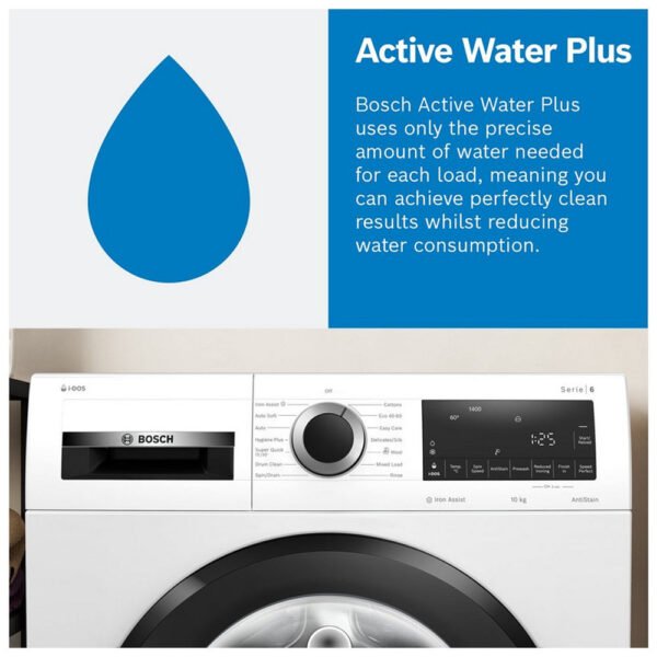 Bosch WGG254Z0GB Series 6 10kg 1400 Spin Washing Machine White