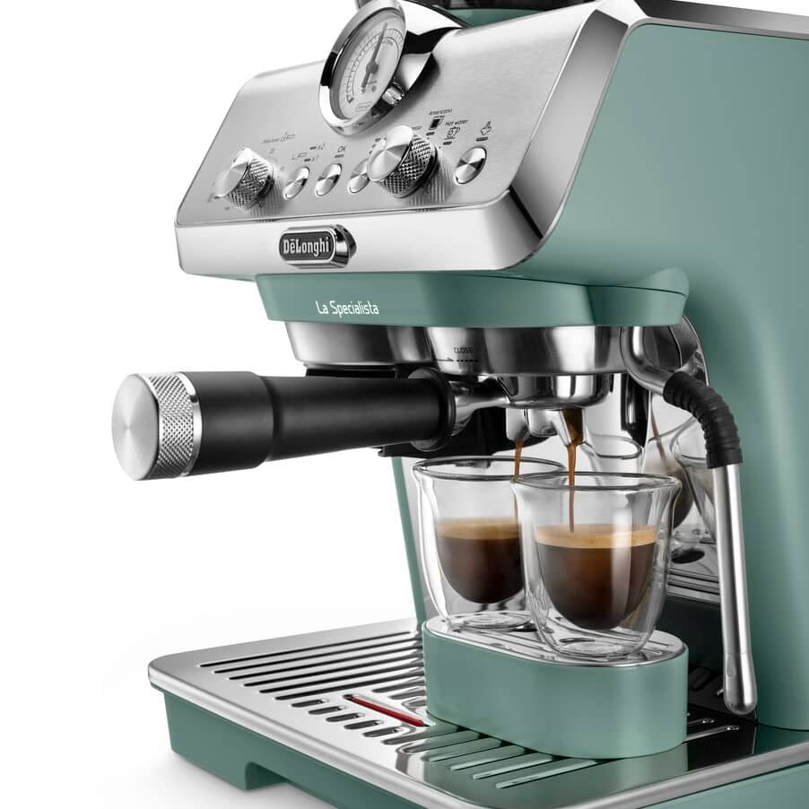 Delonghi EC9155.GR La Specialista Arte Compact Manual Bean to Cup Coffee Machine Green