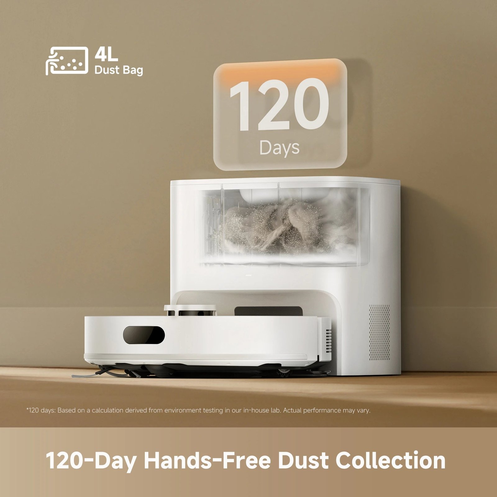 Dreame D20 Air Plus RLF41GD Robot Vacuum & Mop – 20,000Pa, LiDAR, Auto-Empty Base – White