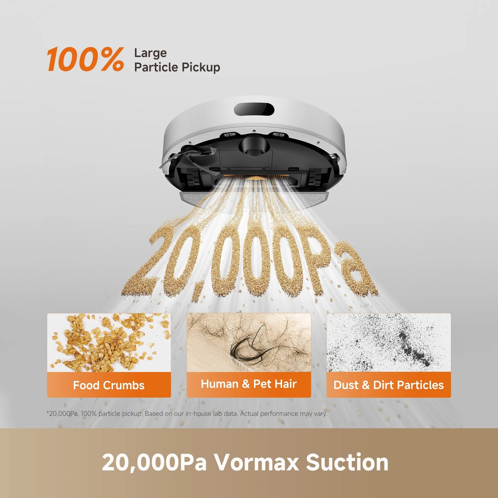 Dreame D20 Air Plus RLF41GD Robot Vacuum & Mop – 20,000Pa, LiDAR, Auto-Empty Base – White