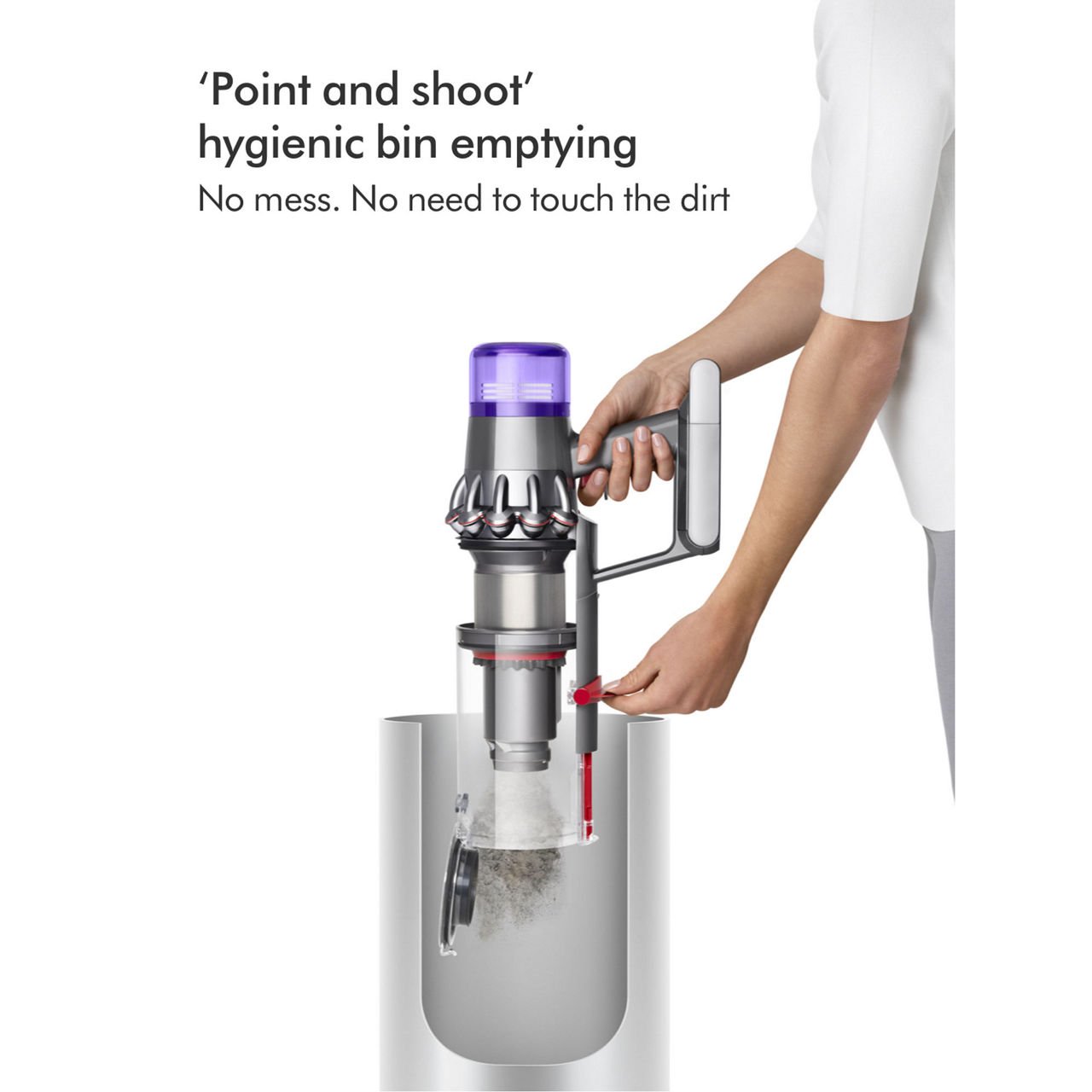 Dyson V11 Absolute Cordless Stick Vacuum Cleaner, Nickel/Blue, Up to 60 Min Run Time, 0.76L Bin, LCD Screen