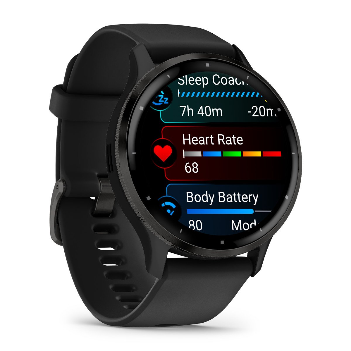 Garmin Venu 3 45mm GPS Smartwatch – 1.4" AMOLED, Up to 14 Days Battery – Slate/Black (010-02784-01)