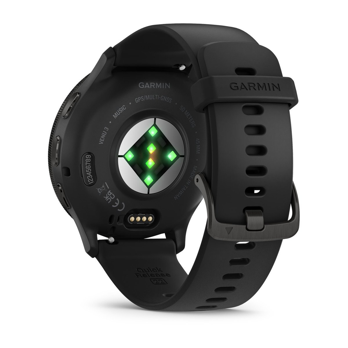 Garmin Venu 3 45mm GPS Smartwatch – 1.4" AMOLED, Up to 14 Days Battery – Slate/Black (010-02784-01)