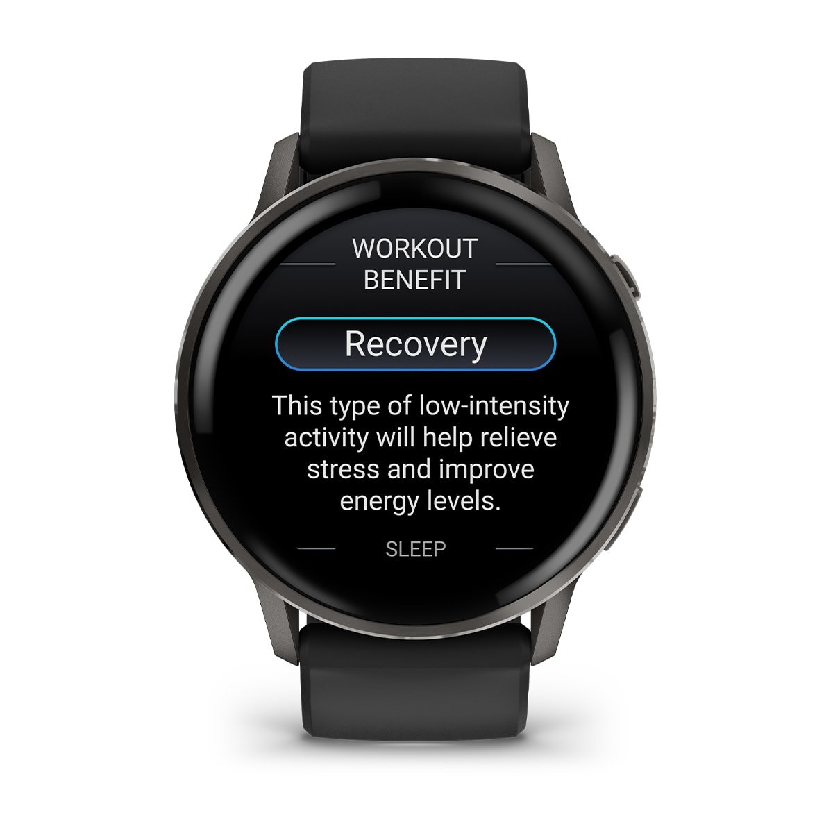 Garmin Venu 4 GPS Smartwatch 45mm Bluetooth Slate with Black Band – 1.4" AMOLED, ECG, LED Flashlight