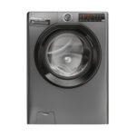 Hoover H-WASH 350 H3WPS4106TAMBR80 10kg 1400 Spin Washing Machine, Wi-Fi, Steam – Graphite
