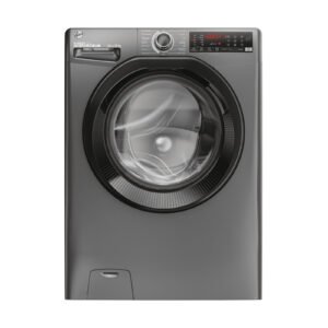 Hoover H-WASH 350 H3WPS4106TAMBR80 10kg 1400 Spin Washing Machine, Wi-Fi, Steam – Graphite