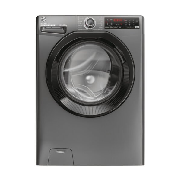 Hoover H-WASH 350 H3WPS4106TAMBR80 10kg 1400 Spin Washing Machine, Wi-Fi, Steam – Graphite