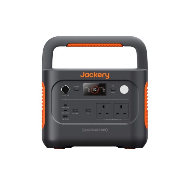 Jackery Explorer 1000 v2 Portable Power Station, 1070Wh LiFePO4, 1500W AC Output, 1-Hour Emergency Charge