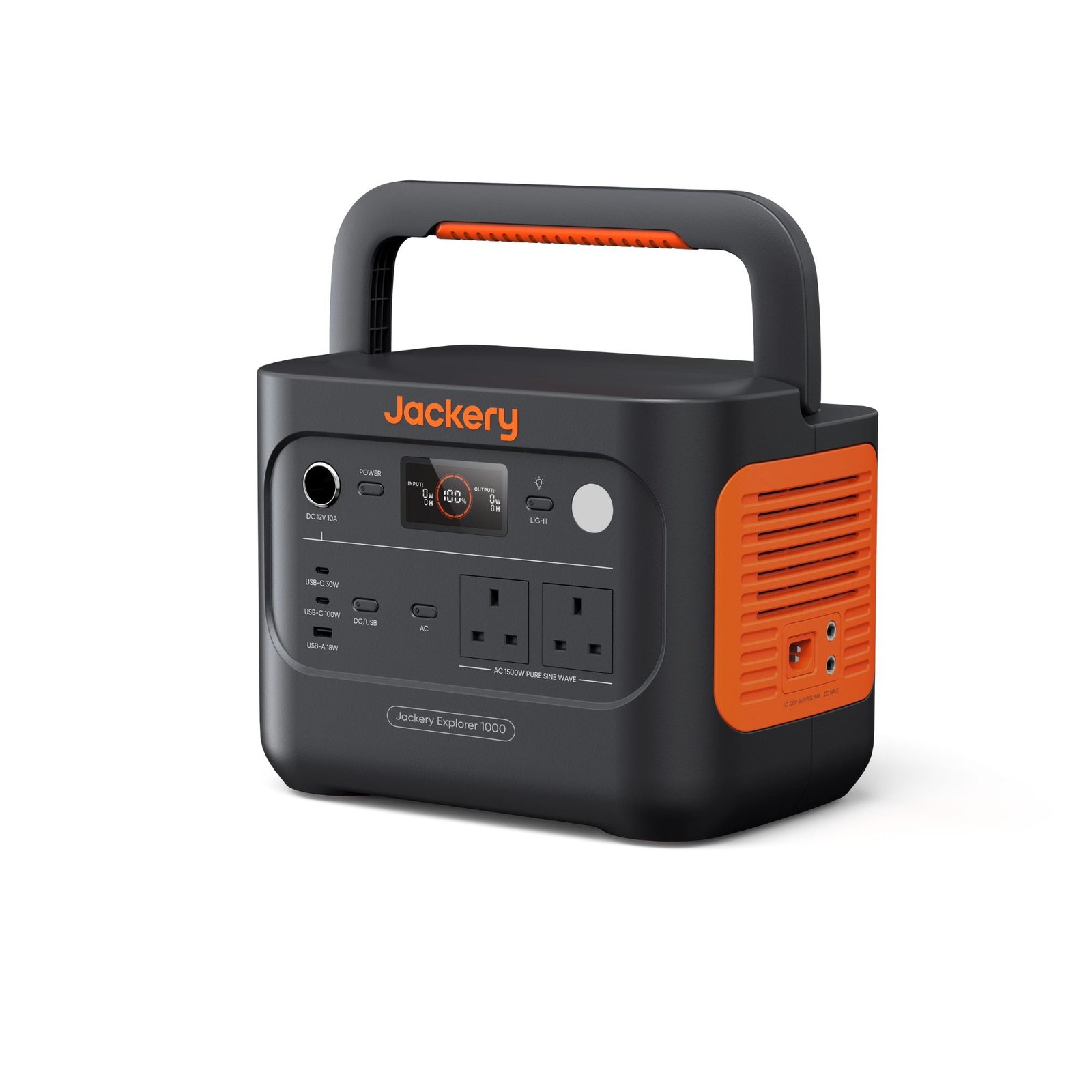 Jackery Explorer 1000 v2 Portable Power Station, 1070Wh LiFePO4, 1500W AC Output, 1-Hour Emergency Charge