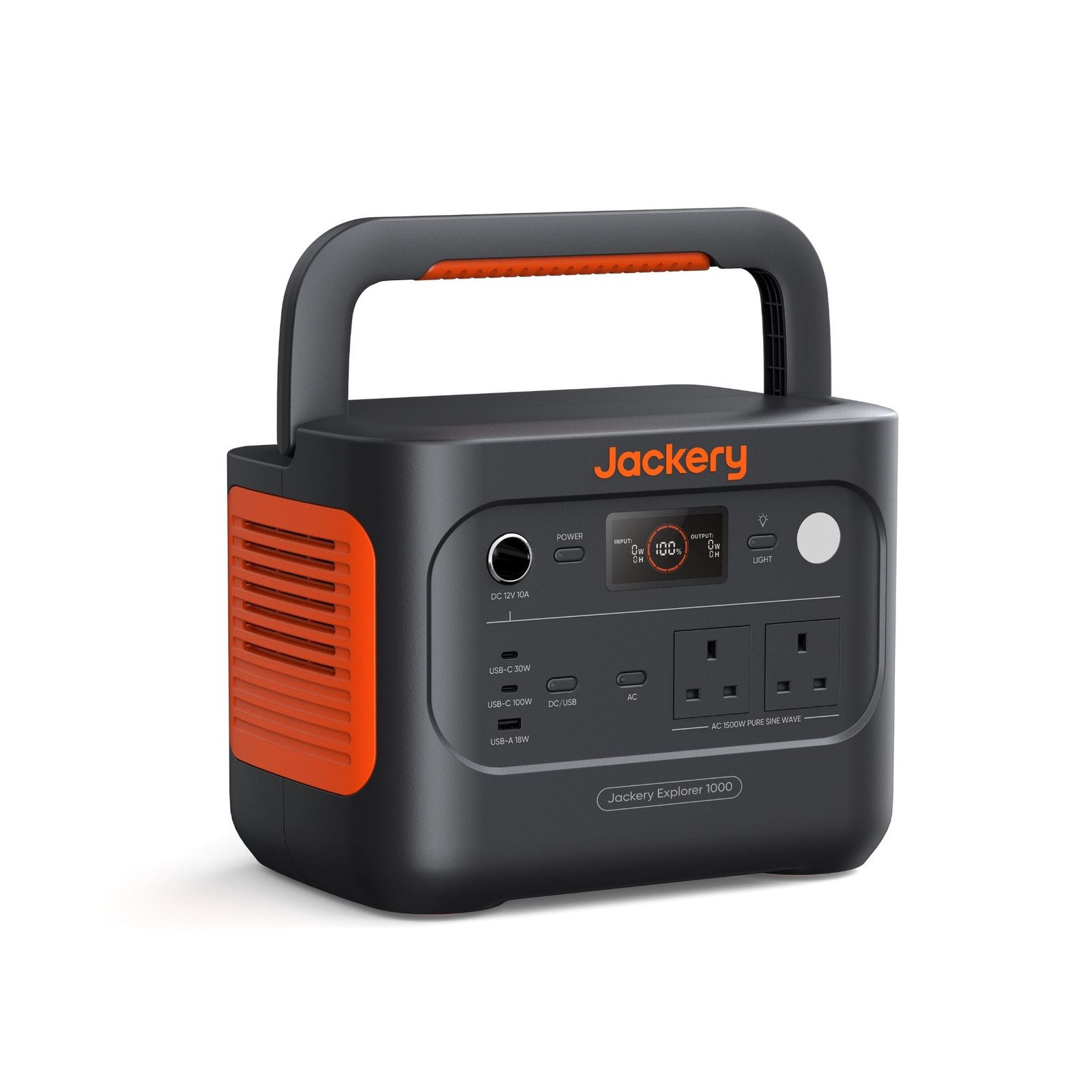 Jackery Explorer 1000 v2 Portable Power Station, 1070Wh LiFePO4, 1500W AC Output, 1-Hour Emergency Charge