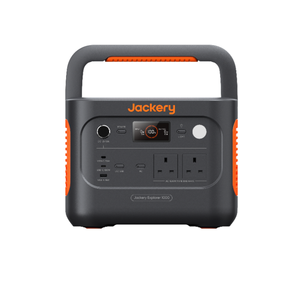 Jackery Explorer 1000 v2 Portable Power Station, 1070Wh LiFePO4, 1500W AC Output, 1-Hour Emergency Charge