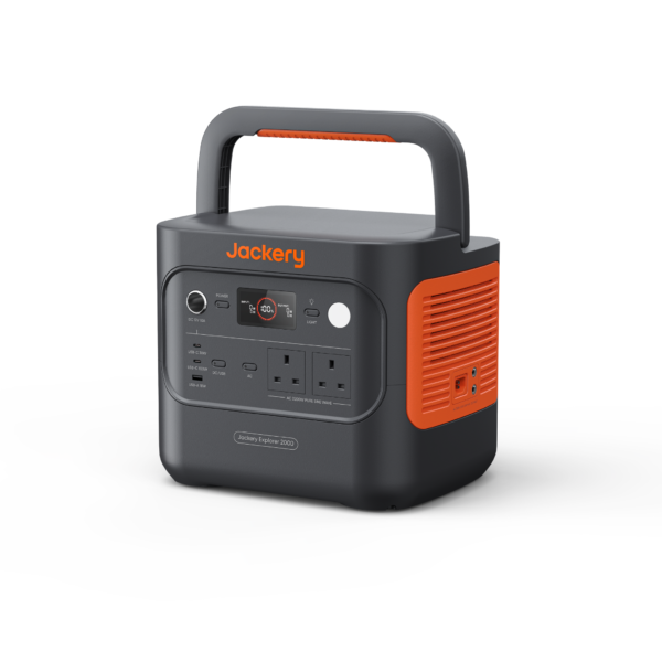 Jackery Explorer 2000 v2 Portable Power Station 2042Wh, 2200W (4400W Surge), LiFePO4, UK Sockets