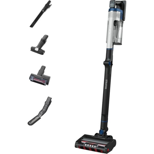 Shark Stratos Pet Pro Cordless Stick Vacuum IZ402UKTSB, Anti Hair Wrap Plus, Clean Sense IQ, Up to 60 Min