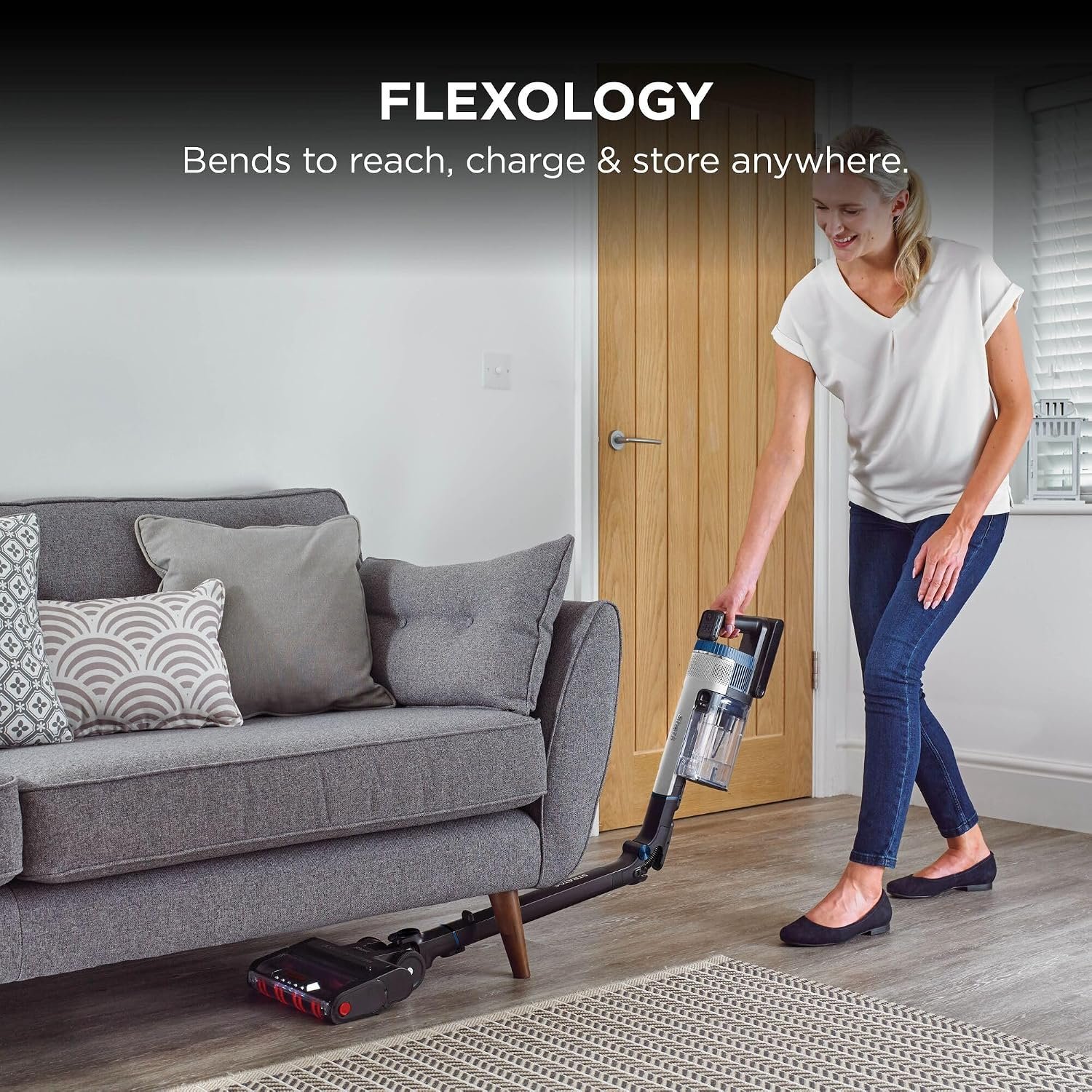 Shark Stratos Pet Pro Cordless Stick Vacuum IZ402UKTSB, Anti Hair Wrap Plus, Clean Sense IQ, Up to 60 Min